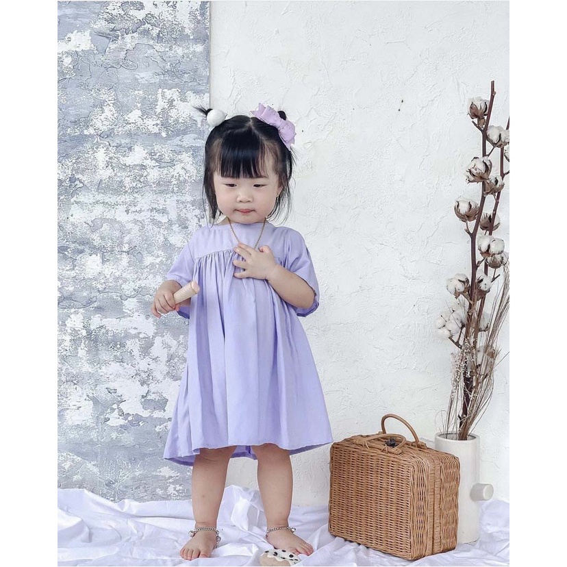JOLLY DRESS LILAC KAIRI DRESS ANAK PEREMPUAN