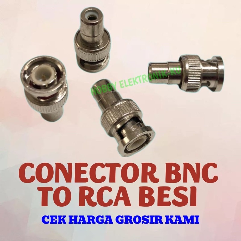 CONECTOR BNC TO RCA BESI