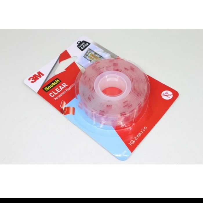 

Murah Dabel Tip Super Kuat 3MDouble Tape Clear 410C - Monting Tape 1In Terlaris