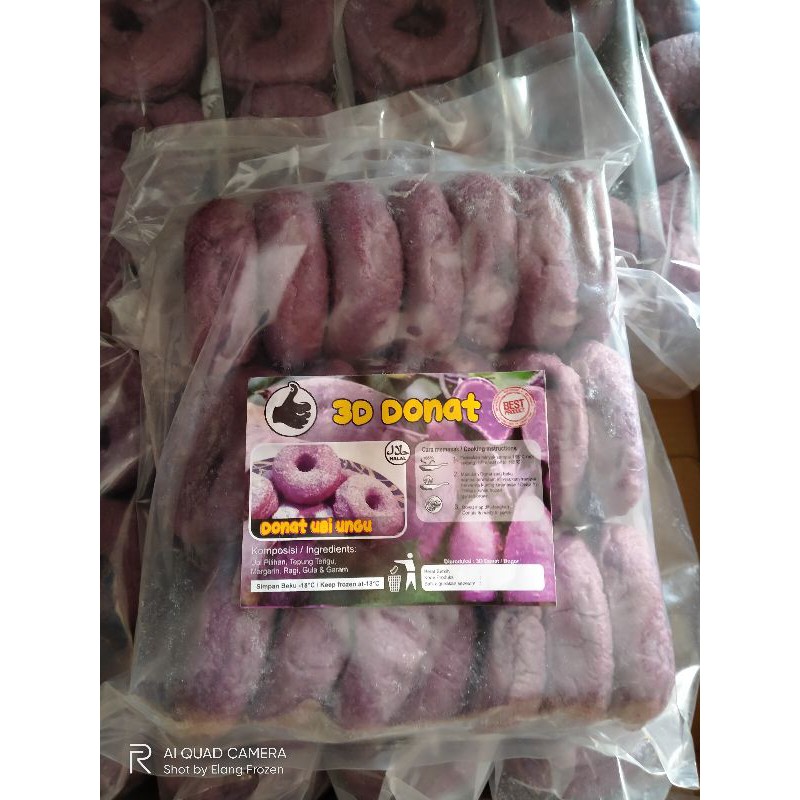 Donat 3D Ubi Ungu isi 21