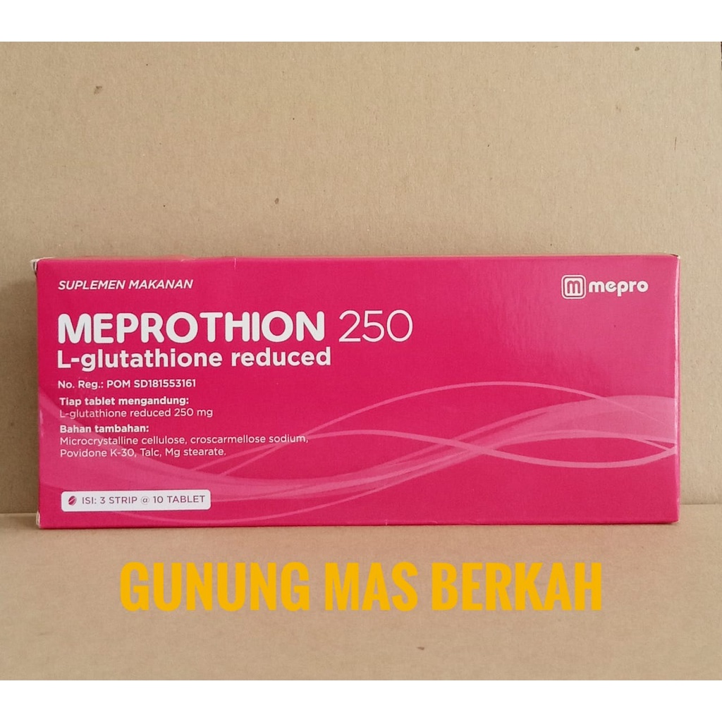Jual MEPROTHION Meprothion meprothion 250mg Tablet - antioksidan