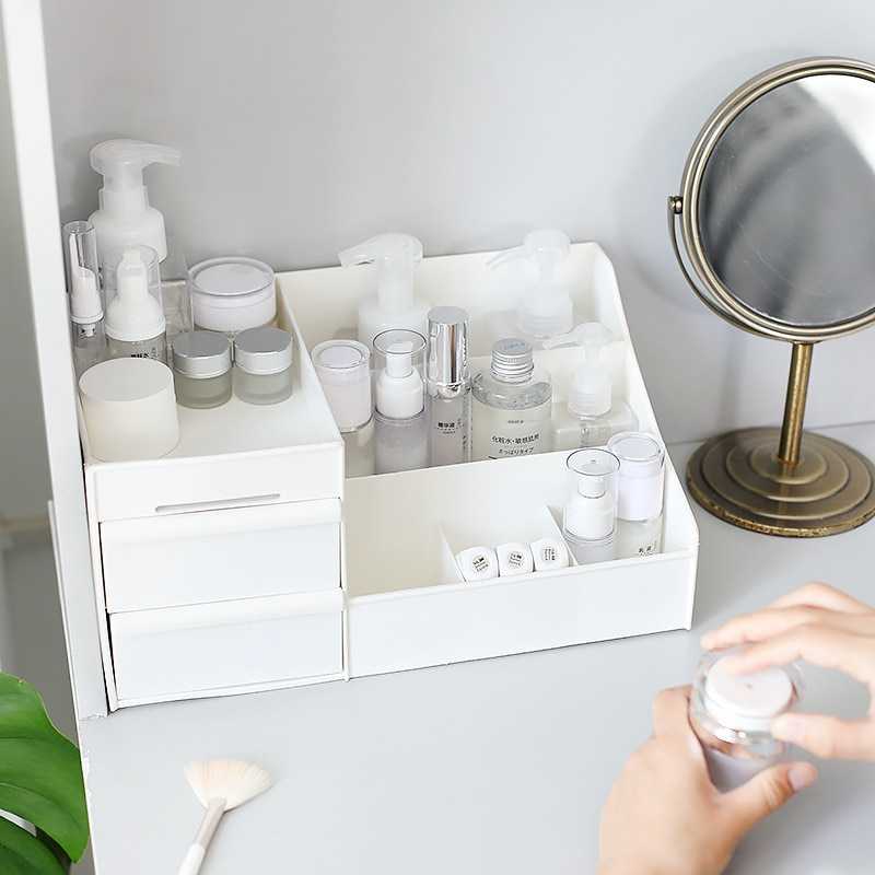 Mrosaa Rak Organizer Make Up Kosmetik Rack House Container M - ASS319