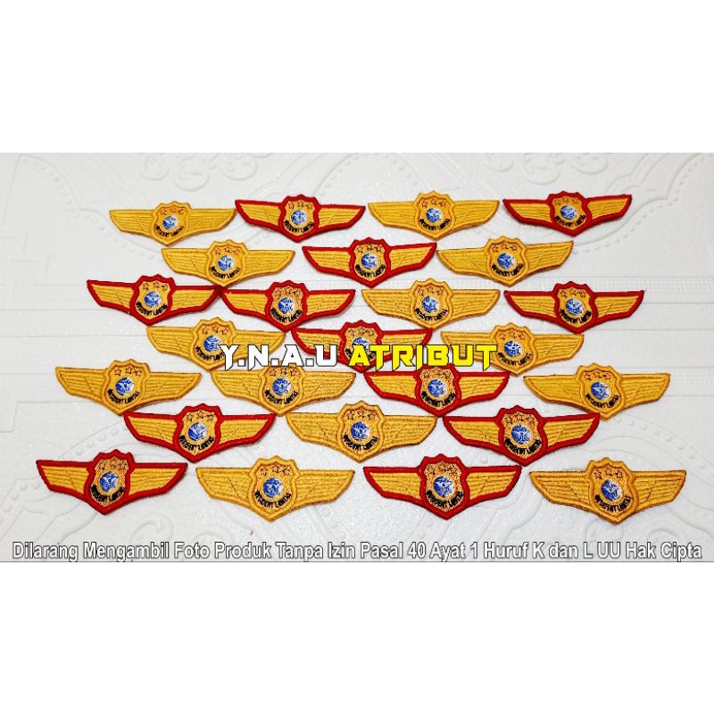 ATRIBUT PDL POLRI / PIN PDL REGIDENT LANTAS POLRI BORDIR TIMBUL