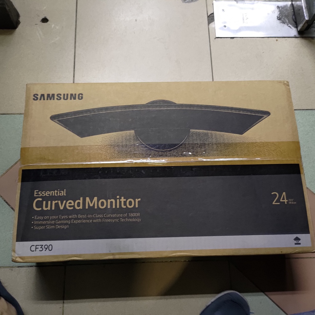 Samsung 24 Inch Curved LED C24F390 resmi C24F390FHE