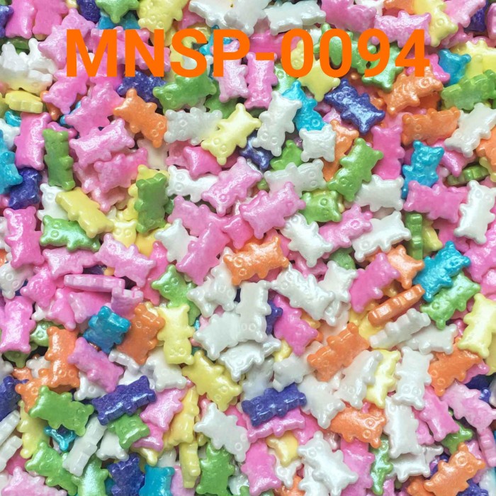 

GR-MNSP-0081 MIX SPRINKLES SPRINGKEL 10GR PESAWAT KUPU GUMMY BEAR TERBARU