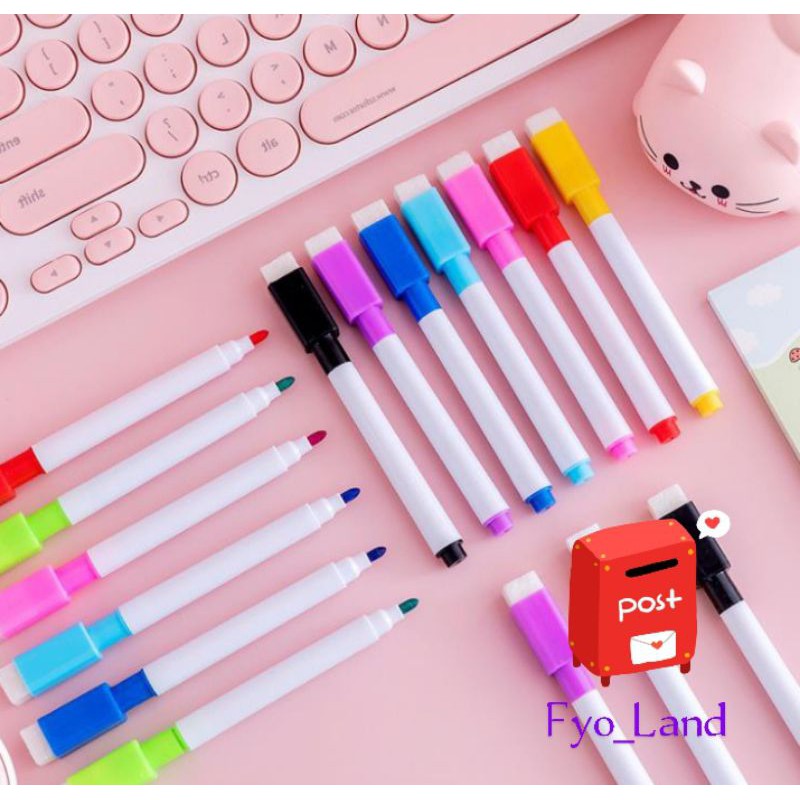 

Fyo_Land | Spidol Mini + Penghapus Spidol Wipe and Clean