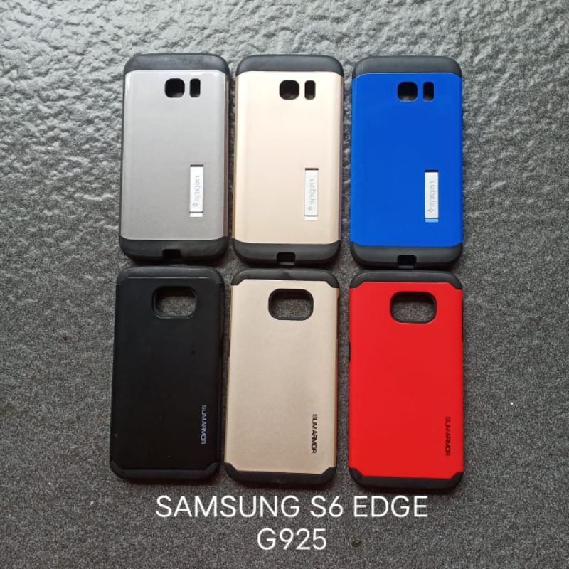 Case armor Samsung S6 G920 . S6 Edge G925 soft softcase softshell silikon cover casing kesing housing