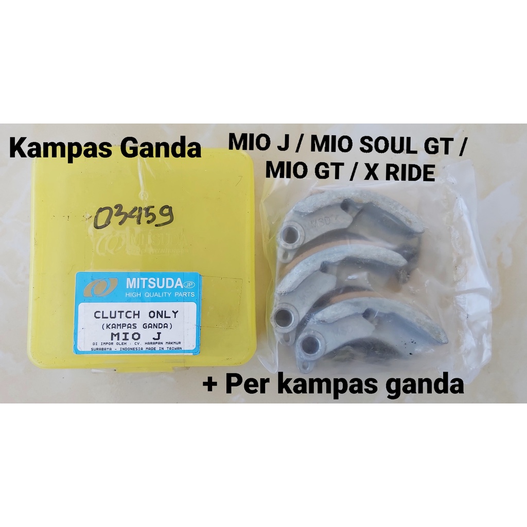 Kampas Ganda Mitsuda MIO J / Soul GT / Mio Soul GT / X Ride + per kampas ganda