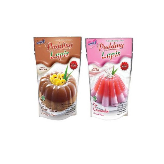 

Nutrijell Pudding Lapis Cocopandan / Gula Jawa 100 Gr