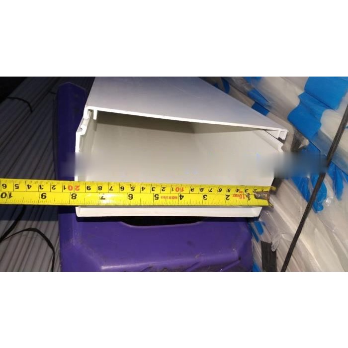 GME DT 015 Duct Tutup 100 x200 / Kabel Duct / Solid Duct 200x100 - 3 meter