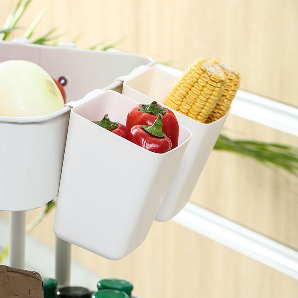 R-FLOWER Keranjang Gantung Storage Basket Sortir Kecil Penyimpanan Serba Serbi Ember Alat Tulis Kantor Kosmetik Aneka Organizer Wadah Dapur