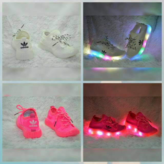 Sepatu Anak Lampu PREMIUM Import Adidas Yeezy New Comers