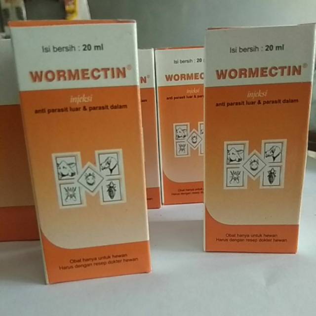 WORMECTIN 20 ml 5 ml 2 ml obat gudik gatal