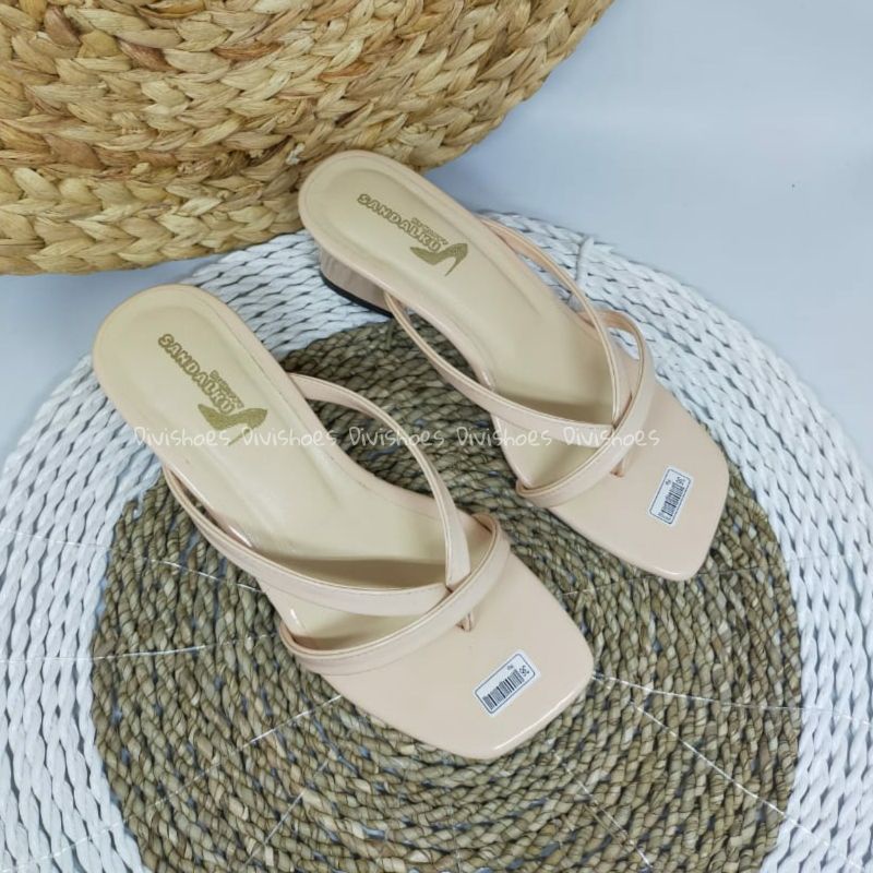 PROMO 12.12 BIGSALE Sandal Wanita Casual Sandal Hak Tahu Sandal Wanita Dewasa Sandal Jepit Sandal Korea Kekinian Pd373