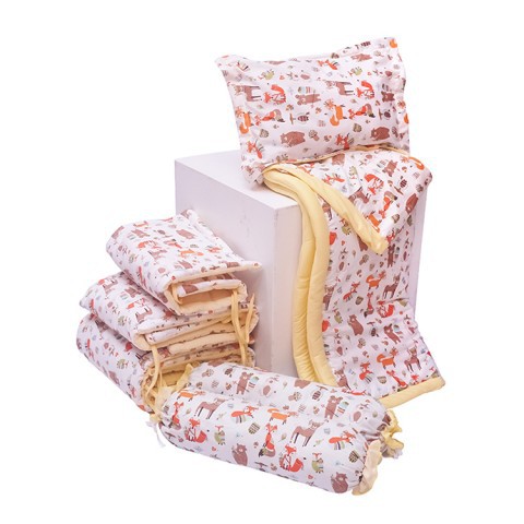 Standard Bumper Set / Fox / sprei set box bayi / bumper baby box / bumper set box bayi / bantal bayi