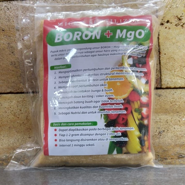 Pupuk BORON + MgO 500 Gram untuk semua tanaman buah