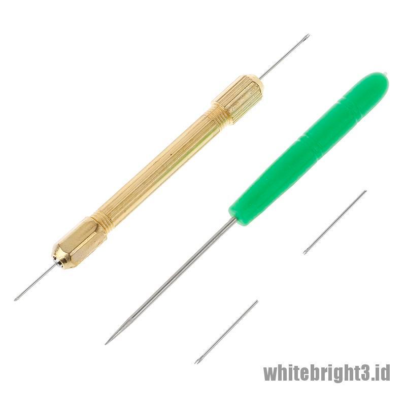 (white3) 1 Set / 6pcs Rambut Boneka DIY Ukuran 0.6 / 0.8 mm