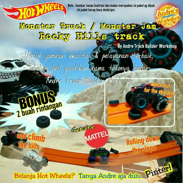 Hotwheels track Monster Jam ori Mattel Hot Wheels track Monster Truck