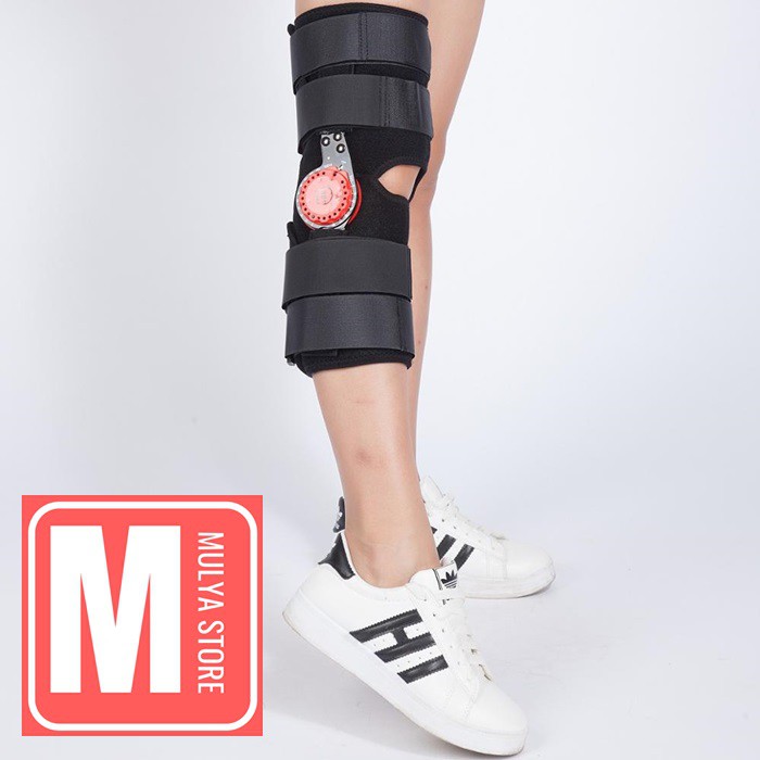 Soft Osteoarthritis Brace With ROM Hinged Knee Deker Penyangga Lutut