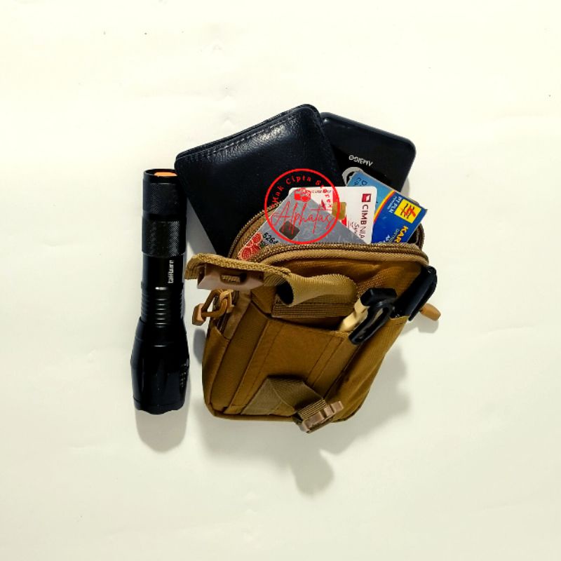 Tas Pinggang Tactical  Pinggang Kerja / Tas Pinggang Hp Outdoor