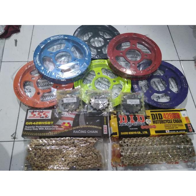 ( BISA COD ) SINNOB GIR SET CB150R OLD AND NEW / CBR150 15-46 PREMIUM TERBATAS Kode 1032