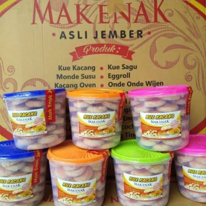 

Kue kacang MAK ENAK 900 gram asli Jember