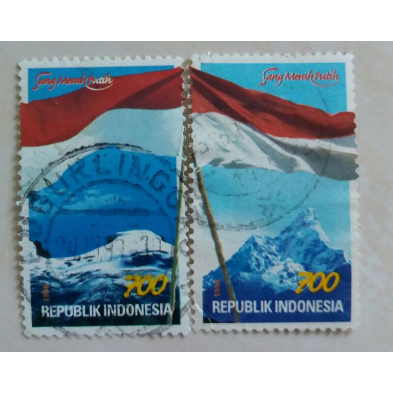 

Perangko Merah Putih Tahun 1998 Set Lengkap 2pcs Used