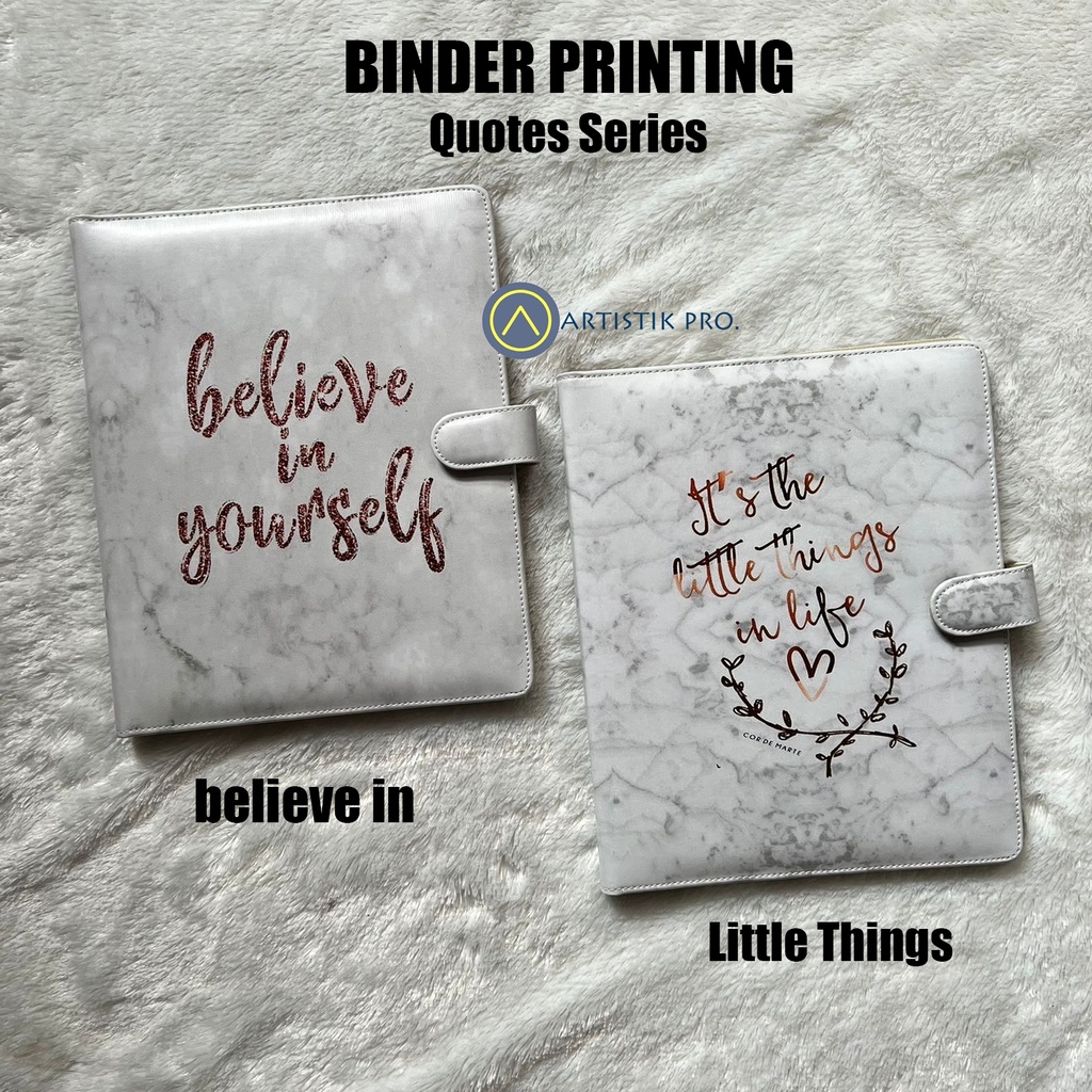 

BINDER PRINTING MOTIP QUOTES SERIES A5 DAN B5