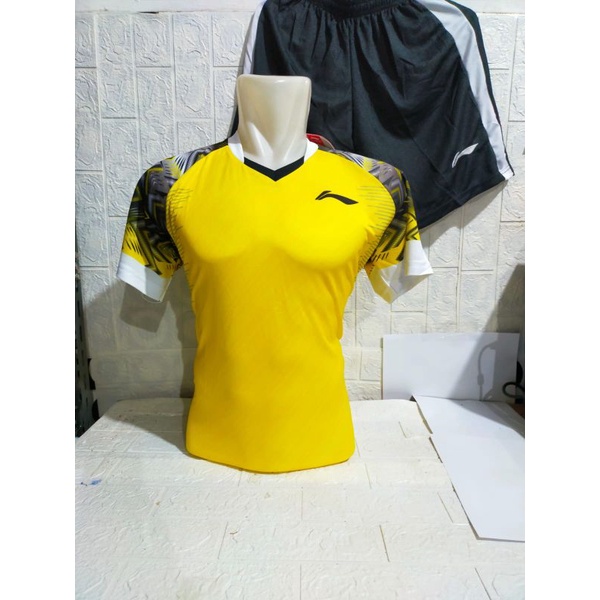 BAJU SETELAN BADMINTON L158P DEWASA/ SETELAN L158P/JERSEY BULUTANGKIS