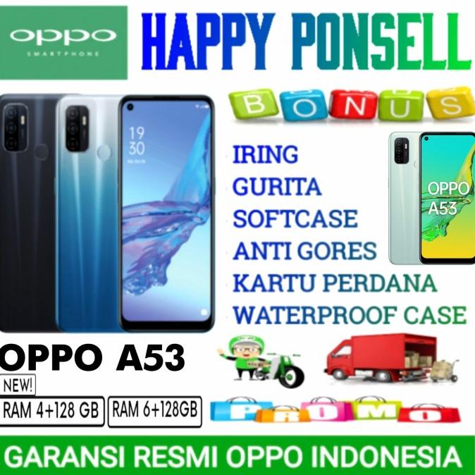 OPPO A53 RAM 6/128 GB GARANSI RESMI OPPO INDONESIA