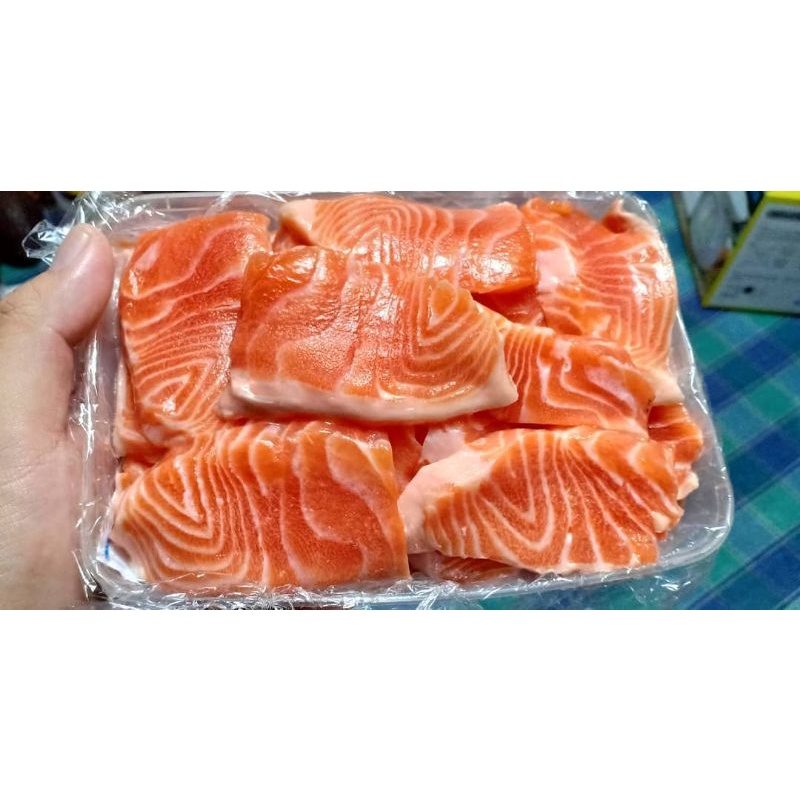 

salmon sashimi box