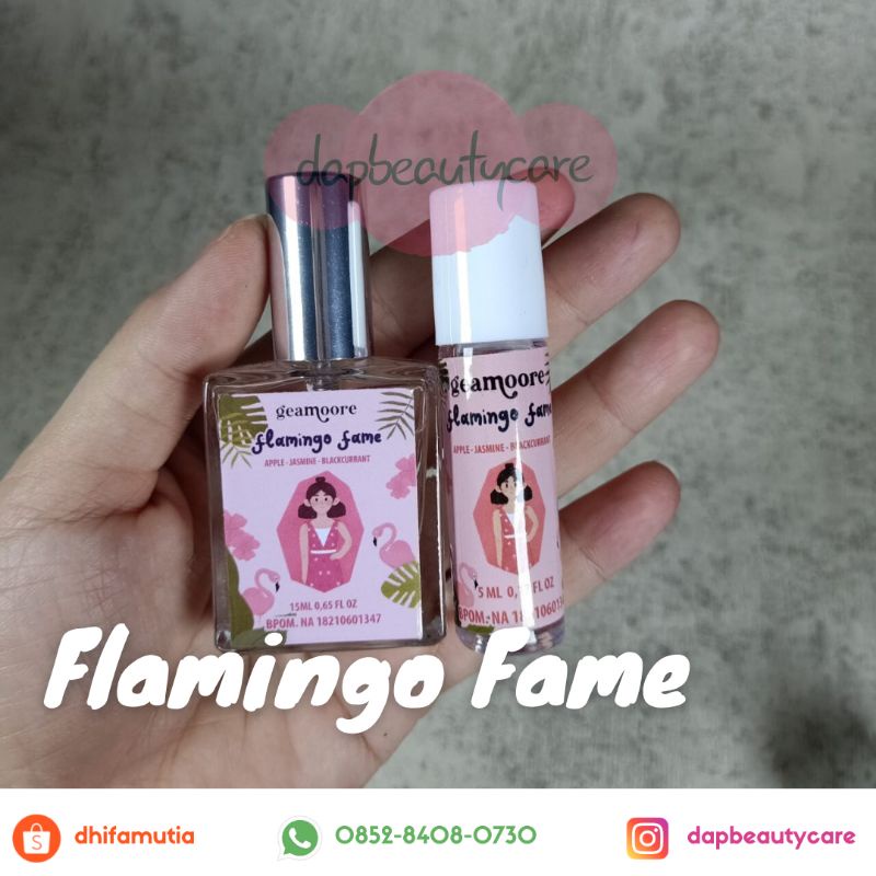 READY‼️ GEAMOORE ADDICTED SERIES 5ML 15ML/ PARFUM GEAMOORE ADDICTED SERIES ROLL ON SPRAY-Flamingo Flame