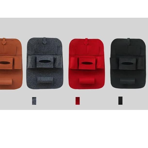 Ω Car Seat Organizer Tas Mobil Belakang Jok Kursi Ramping K6 ➹