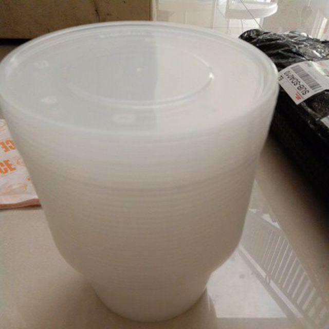 Thinwall 1500ml 25pcs Pack Mangkok 1500 Ml Toples Bulat Sop Plastik Murah Surabaya