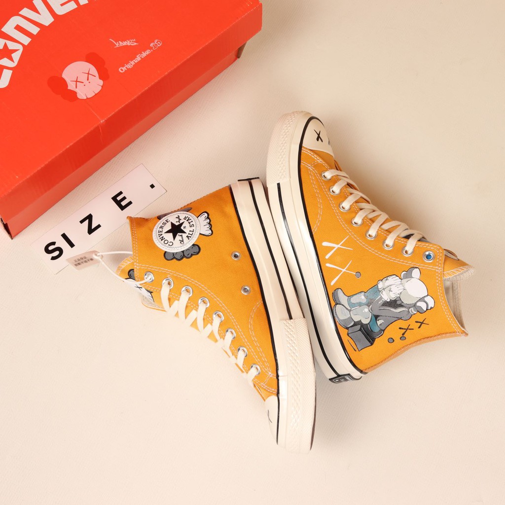 Converse All Star 1970's Sun Flower Hi KAWS