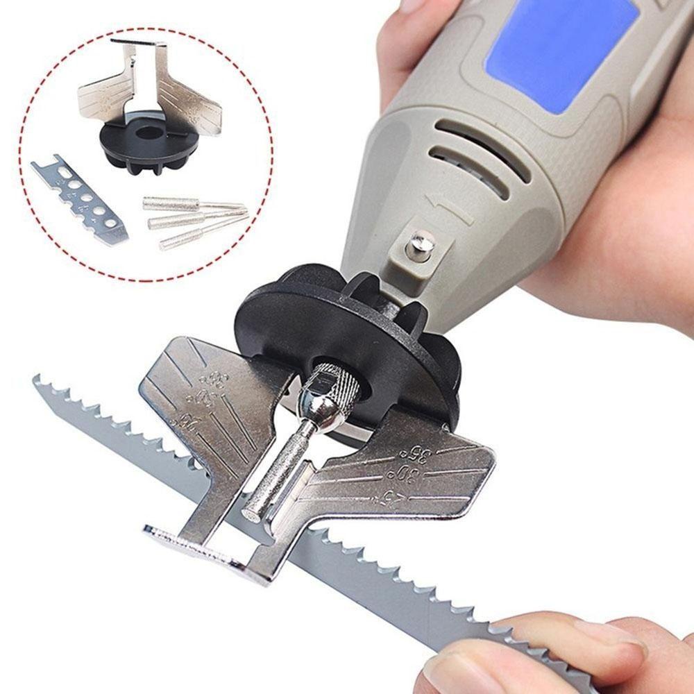 Populer Poles Penggiling Listrik Awet Panduan Adaptor Bor Bor Mini Drill Power Tool Sharpening Attachment