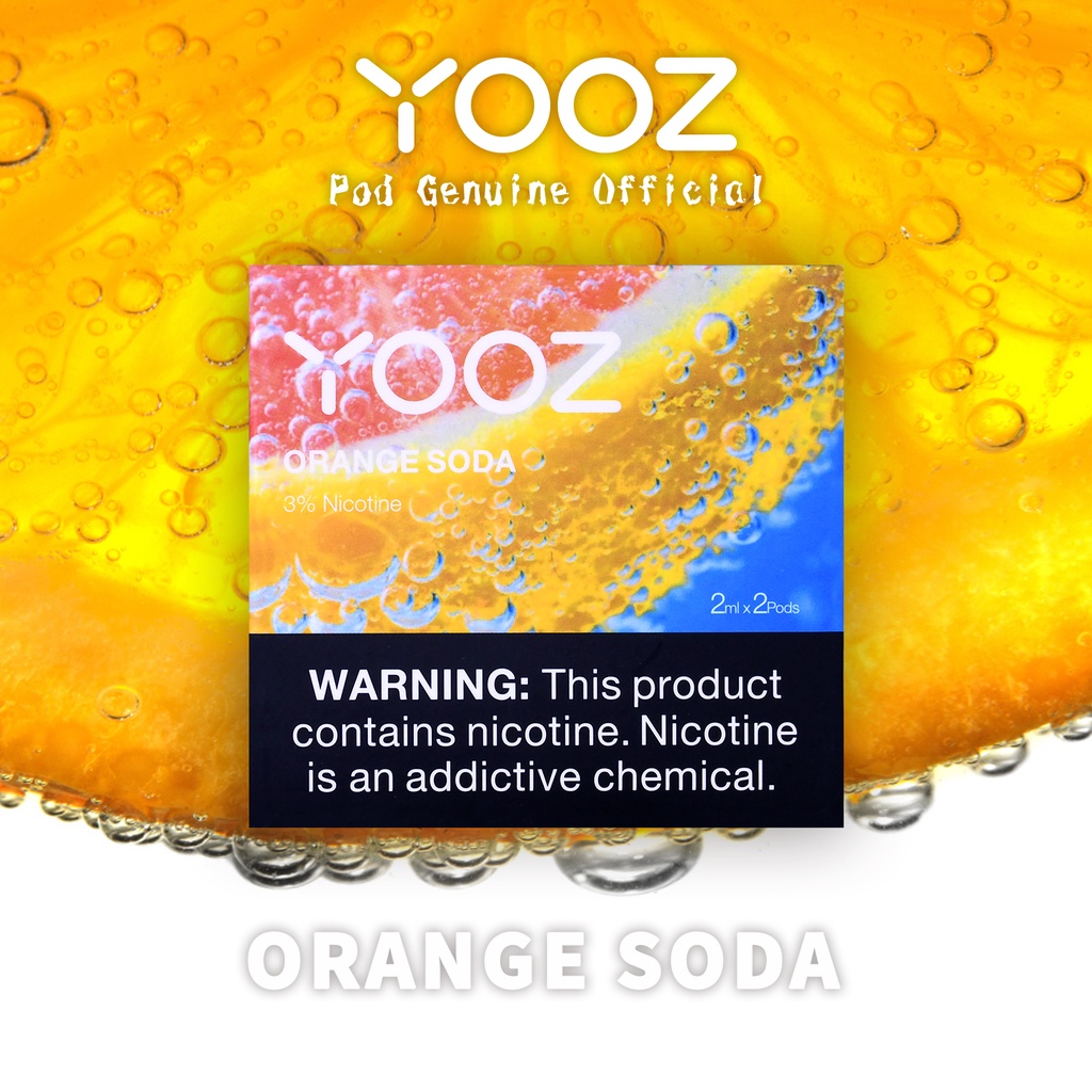 【YOOZ】 Orange Soda flavor 2 pods cold  Vaporizer