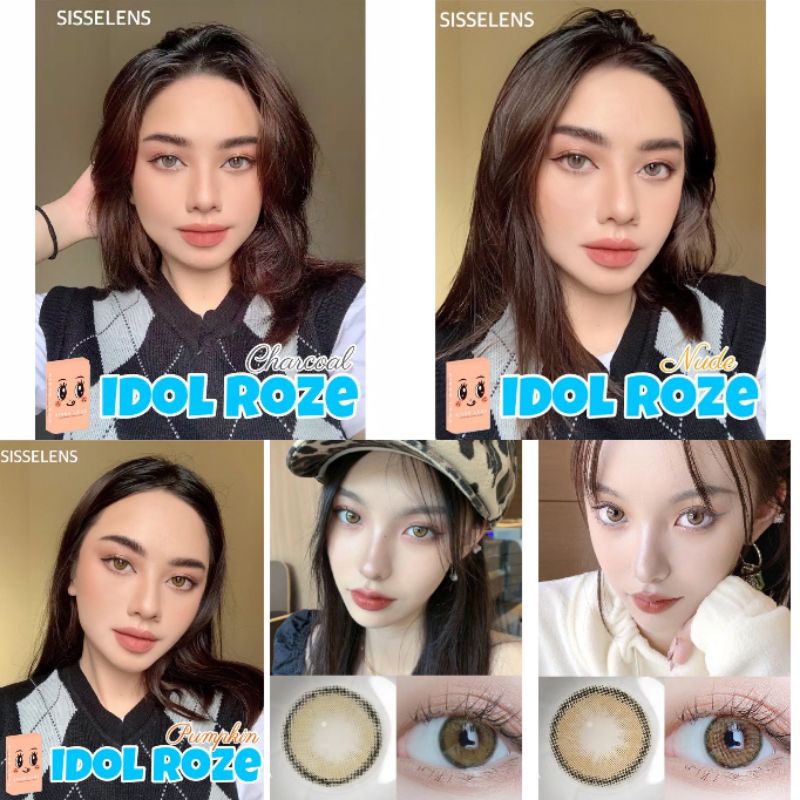 SISSE LENS IDOL ROZE Normal Minus sisselens softlens minus kontaklensa kontalens