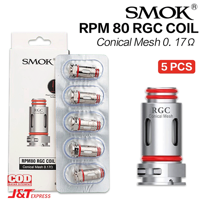 SMOK RPM80 RGC Coil REPLACEMENT COIL Mesh 0.17Ω 1/5PCS