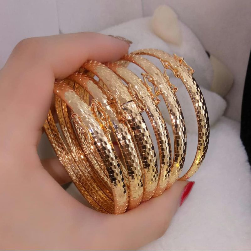 (Anti Karat) Gelang Shogun Replika Emas Kaitan Samping