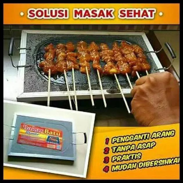Paling Dicari] Batu Bakar Granito Grill Panggangan Sate