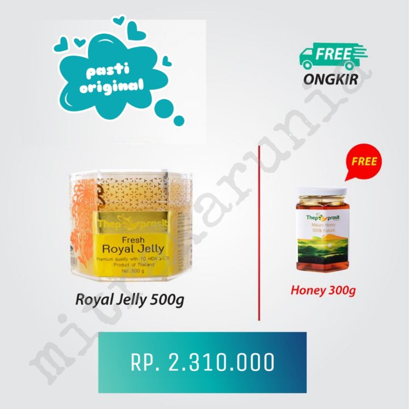 

Royal Jelly thailand thepprasit 500g
