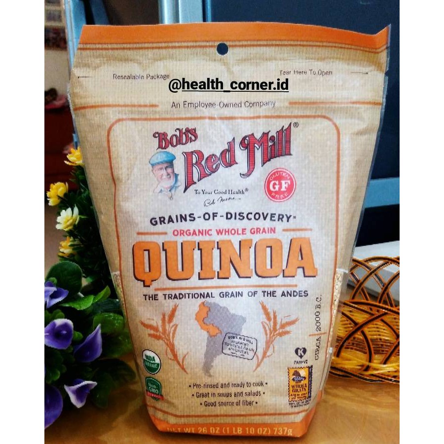 Bob's Red Mill Gluten Free Organic Quinoa 737gr