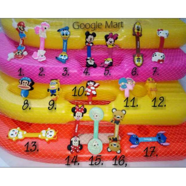 Jepitan Kabel Karakter Lucu Character Disney Murah