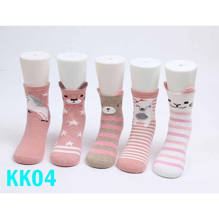 Kaos Kaki Anak Set Motif Karakter Lucu