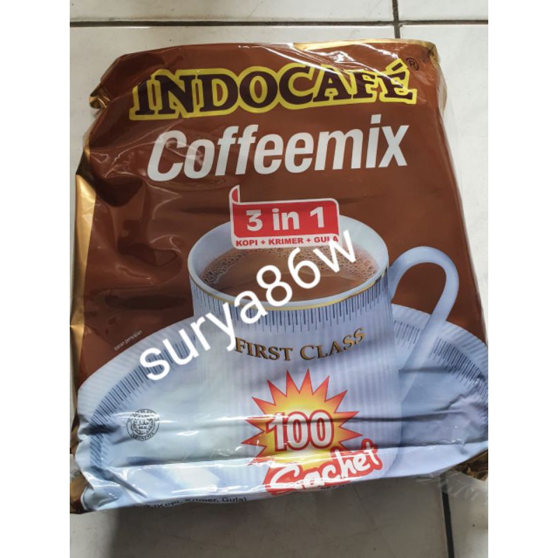 

1pak indocafe coffeemix isi 100 bungkus - kopi indocafe