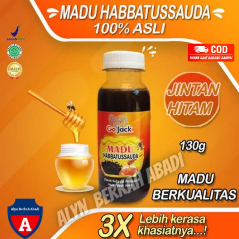 

Go Jack, Jinten Habbatussauda, Madu Botol 130ml