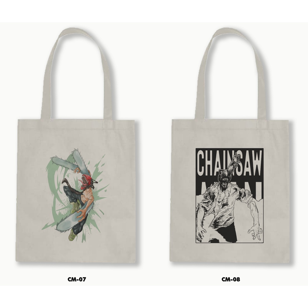 TOTE BAG BLACU - CHAINSAW MAN / ANIME / MANGA