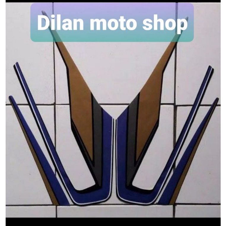 Lis Striping stiker rx king cobra 1992 biru