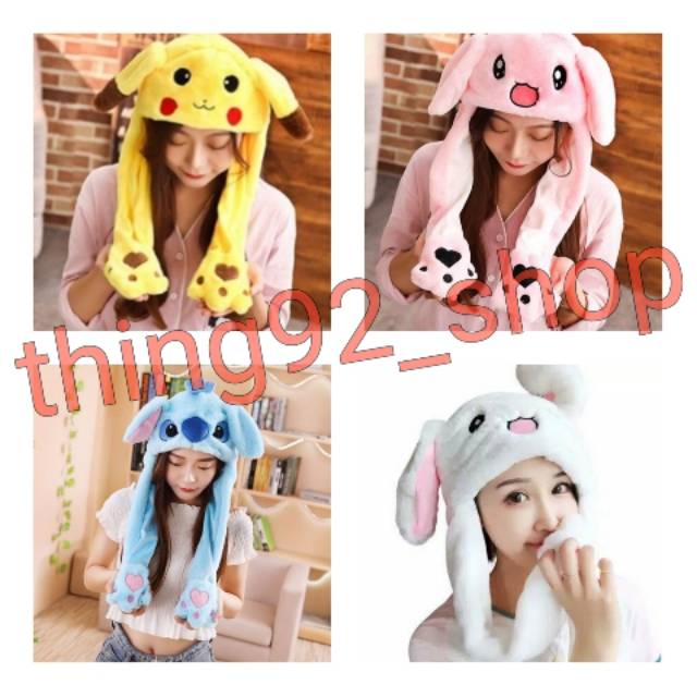  Topi  READY STOCK LOKAL Topi  Tik  Tok  Topi  Cute Bunny Har 